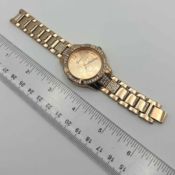 Rose Gold Crystal Gruen II Watch - Picture 2 of 3